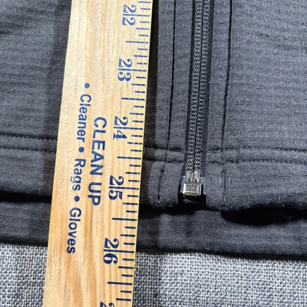 The North Face Fleece Jacket Mens Large Gray Full Zip Grid Tech Lightweight
